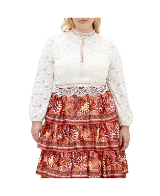 City Chic Plus Lucielle Top