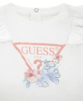 Guess Baby Girls Short Sleeve T-Shirt and Legging, 2-Piece Set