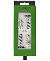 Kate Spade New York Women's Silver-Tone Stainless Steel Band for Apple Watch, 38/40/41/42/44/45mm