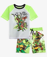 Dreamwave Little Boys Tmnt Rash Guard & Swim Trunks Two-Piece Swimsuit