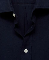 Mango Men's Slim-Fit Cotton Shirt