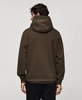 Mango Men's Regular-Fit Hooded Sweatshirt