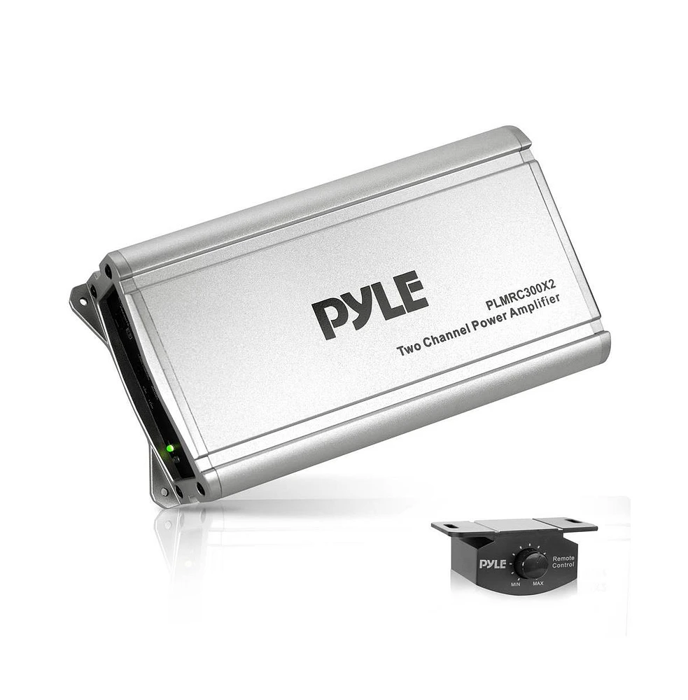 Pyle 2-Channel Weather-Resistant Audio Amplifier, Compact Class D, 1000W