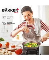 Bakken Swiss Cookware Set – 23 Piece – Multi-Sized Cooking Pots with Lids