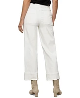 Sanctuary Women's Luna Cuffed Wide-Leg Jeans