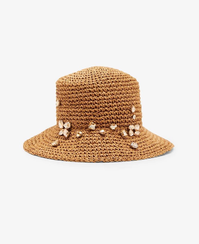 Steve Madden Rhinestone Bucket Hat