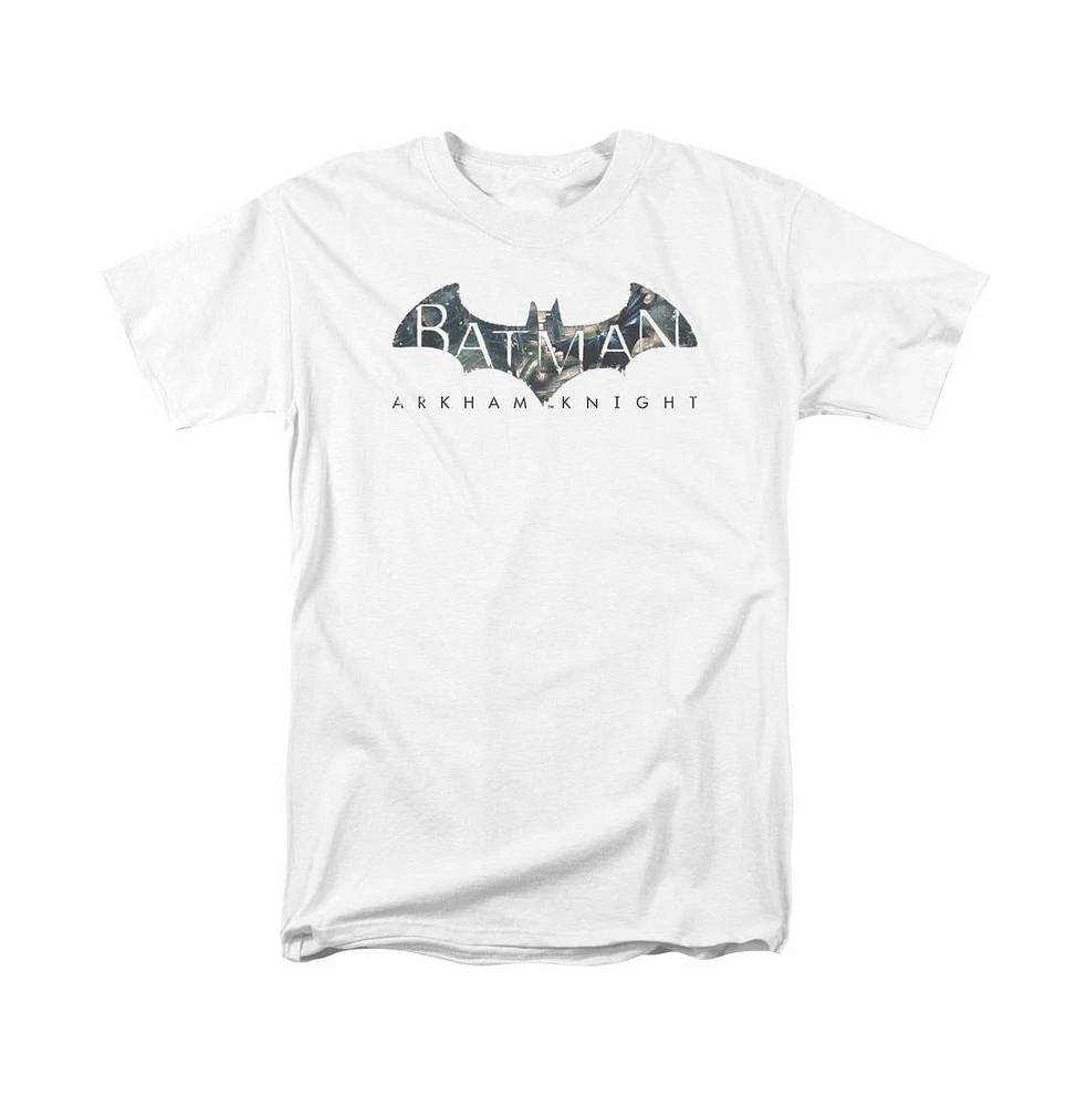 Batman Big & Tall Arkham Knight Descending Logo Short Sleeve Adult Tee / T-Shirt