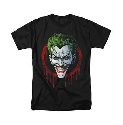 Batman Big & Tall Joker Drip Short Sleeve Adult Tee / T-Shirt