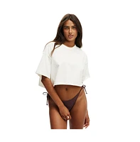 Cotton On Women's Active Relaxed Cropped Tshirt