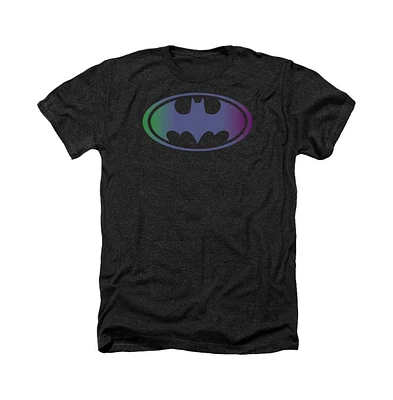 Batman Big & Tall Gradient Bat Logo Adult Heather Tee / T-Shirt