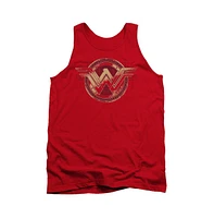 Batman V Superman Men's Wonder Woman Shield Adult Tank Top