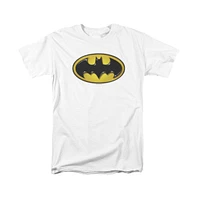 Batman Big & Tall Airbrush Bat Symbol Short Sleeve Adult Tee / T-Shirt