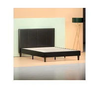 Slickblue Platform Bed Frame with Headboard for Stylish and Supportive Bedroom Design