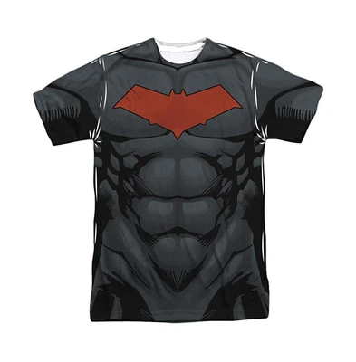 Batman Men's Red Hood Style 2 Short Sleeve Adult Poly Crew Tee / T-Shirt