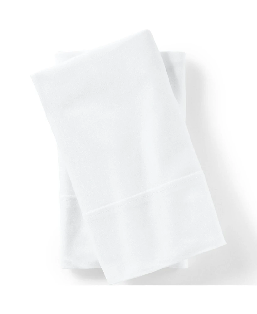 Lands' End Lightweight Stretch Modal Jersey Heathered Pillowcases