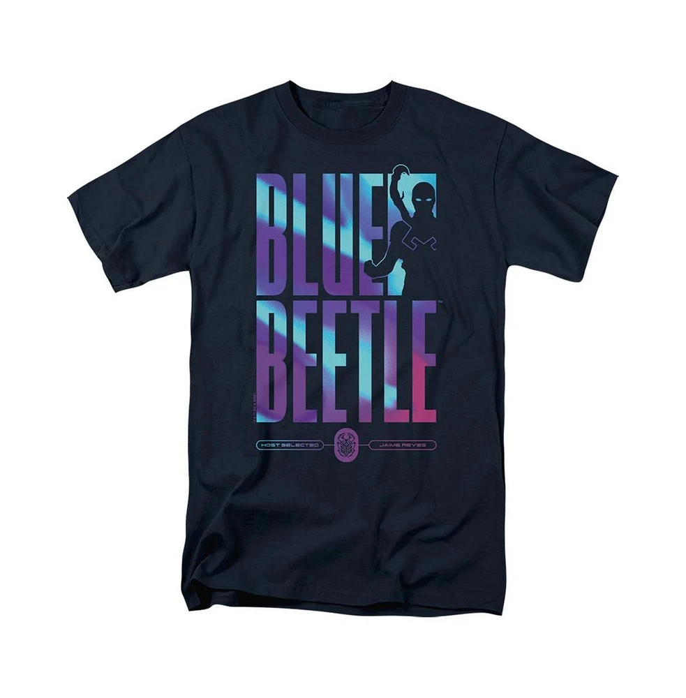 Blue Beetle Big & Tall Hero Host Short Sleeve Adult Tee / T-Shirt