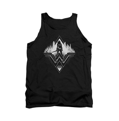 Batman V Superman Mens City Warrior Adult Tank Top