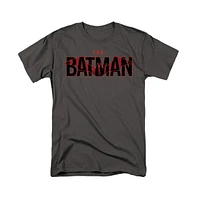 Batman Big & Tall The Logo With Red Bat Short Sleeve Adult Tee / T-Shirt