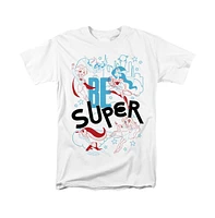 Dc Superhero Girls Big & Tall Dc Comics Superhero Girls Be Super Short Sleeve Adult Tee / T-Shirt