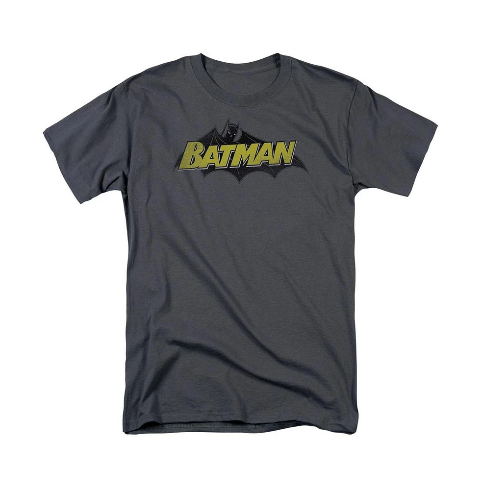 Batman Big & Tall Classic Comic Logo Short Sleeve Adult Tee / T-Shirt