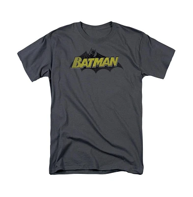 Batman Big & Tall Classic Comic Logo Short Sleeve Adult Tee / T-Shirt