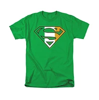 Superman Big & Tall Irish Shield Short Sleeve Adult Tee / T-Shirt