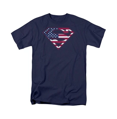 Superman Big & Tall U S Shield Short Sleeve Adult Tee / T-Shirt