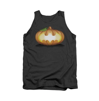 Batman Men's Bat Pumpkin Logo Adult Tank Top