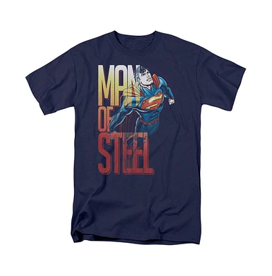 Superman Big & Tall Steel Flight Short Sleeve Adult Tee / T-Shirt