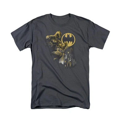 Batman Big & Tall Bat Signal Short Sleeve Adult Tee / T-Shirt