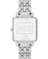 Coach Women's Cass Silver Tone Stainless Steel Bracelet Watch, 28mm