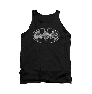 Batman Men's Urban Camo Shield Adult Tank Top