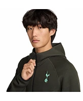 Nike Men's Dark Green Tottenham Hotspur Third Tech Fleece Windrunner Full-Zip Hoodie Jacket