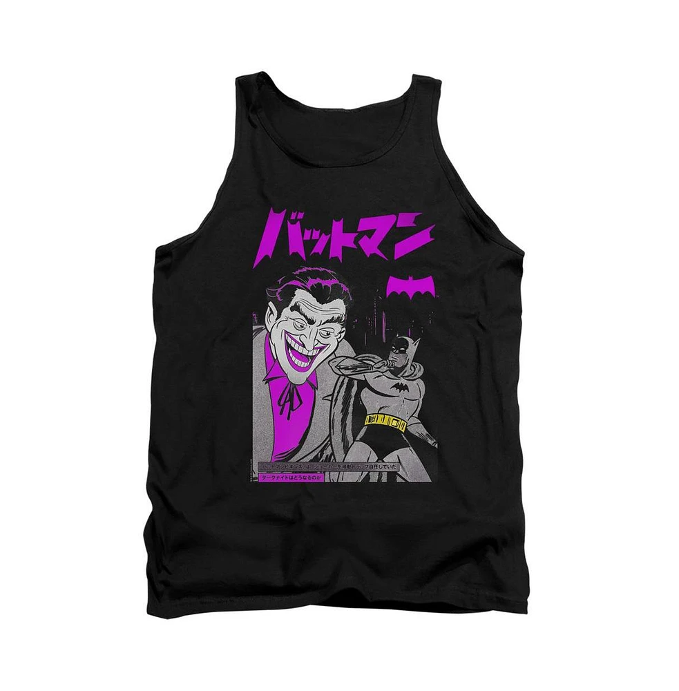 Batman Men's Kanji Cover Adult Tank Top