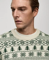 Mango Men's Slim-Fit Holiday Knit Sweater