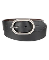 Calvin Klein Reversible Center Bar Buckle Dress Belt