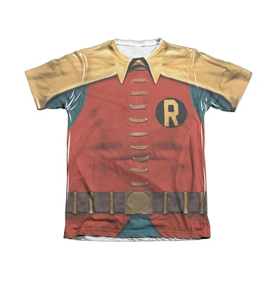 Batman Men's Classic Tv Robin Costume Adult Poly/Cotton Short Sleeve Tee / T-Shirt