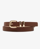 Steve Madden Women's 3-Pc. Faux-Leather Belt Set