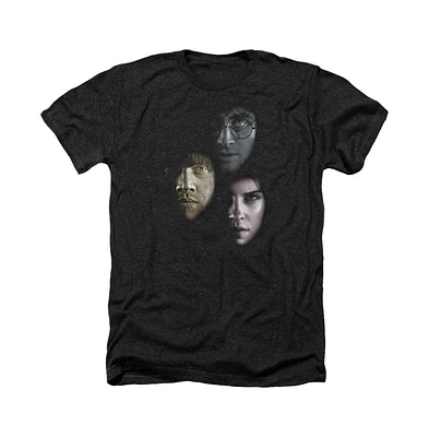 Harry Potter Mens Hero Heads Adult Heather Tee / T-Shirt