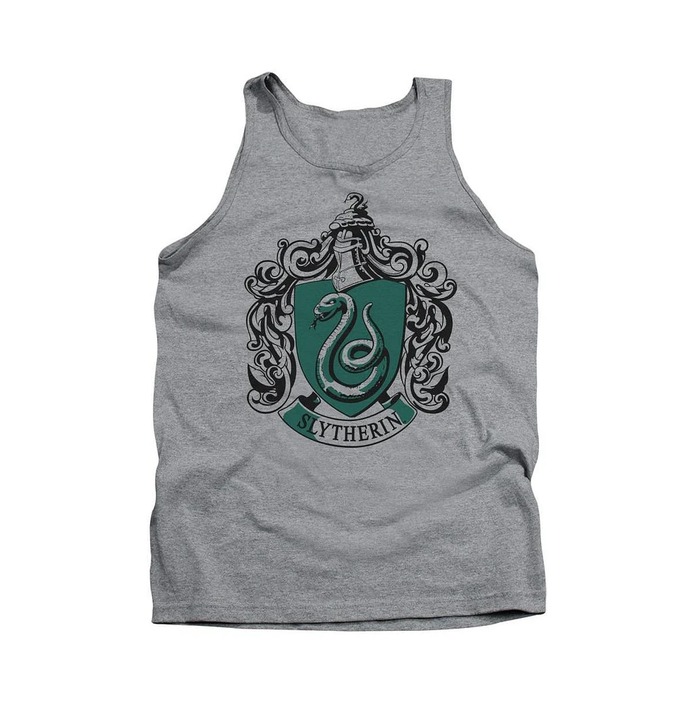 Harry Potter Mens Slytherin Crest Adult Tank Top