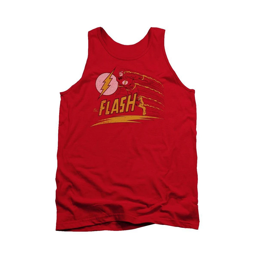 Flash Men's Dc Comics Like Lightning Adult Tank Top