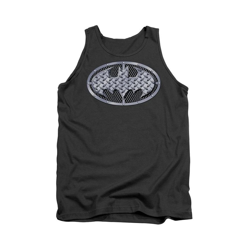 Batman Men's Steel Mesh Shield Adult Tank Top