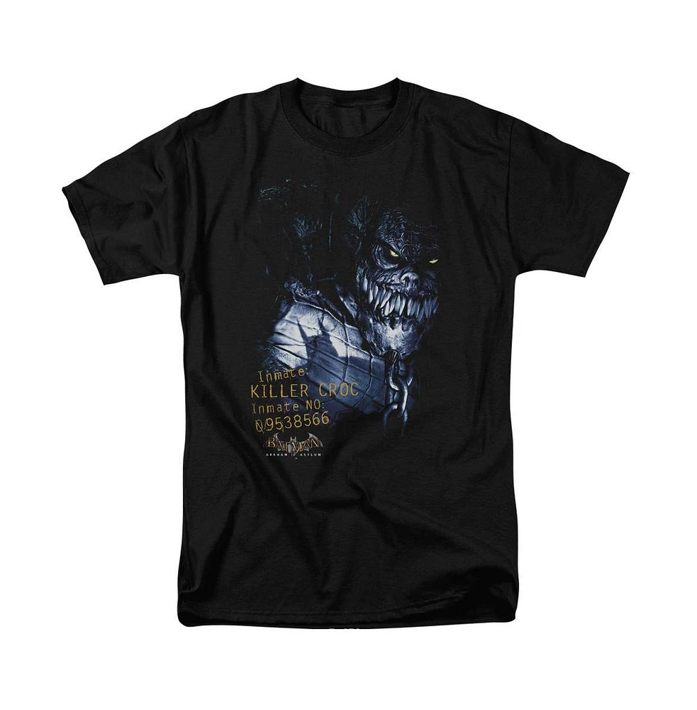 Batman Big & Tall Arkham Asylum Arkham Killer Croc Short Sleeve Adult Tee / T-Shirt