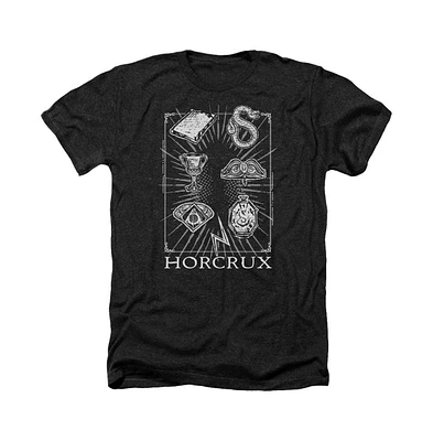 Harry Potter Big & Tall Horcrux Symbols Adult Heather Tee / T-Shirt