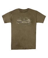 Batman Men's Army Camo Shield Short Sleeve Adult Tee / T-Shirt