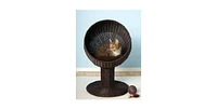 Slickblue Modern Wicker Cat Bed Lounge Fancy Design for Cozy Relaxation