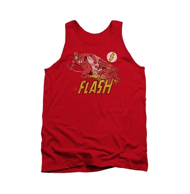 Dc Flash Mens Comics Crimson Comet Adult Tank Top