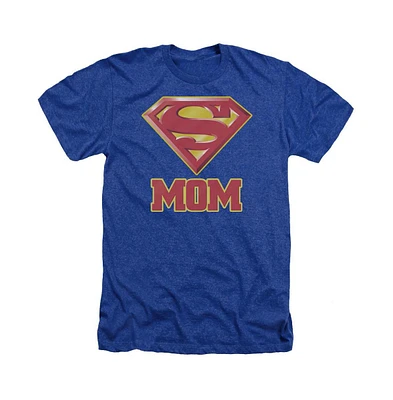 Superman Men's Super Mom Adult Heather Tee / T-Shirt