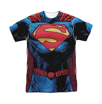 Superman Men's New 52 Short Sleeve Adult Poly Crew Tee / T-Shirt