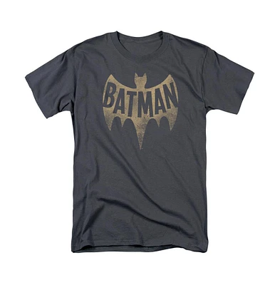 Batman Big & Tall Classic Tv Vintage Logo Short Sleeve Adult Tee / T-Shirt